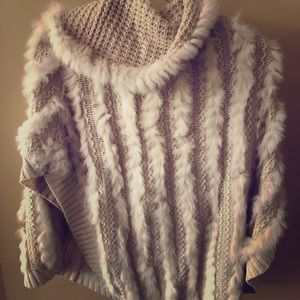 Fur poncho